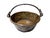This French copper pan showcases the patina and character of age, making it a striking decorative accent for any kitchen....