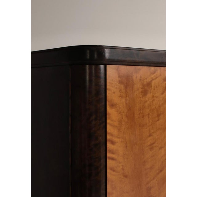 Swedish Grace Birchwood Cabinet by Otto Schulz for Boet, Gothenburg, 1930s For Sale - Image 13 of 18