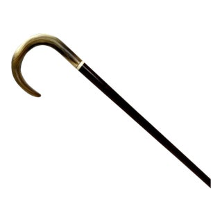 Antique Vintage Lady's Gentleman's Snakewood Wooden Walking Stick Dress Cane For Sale