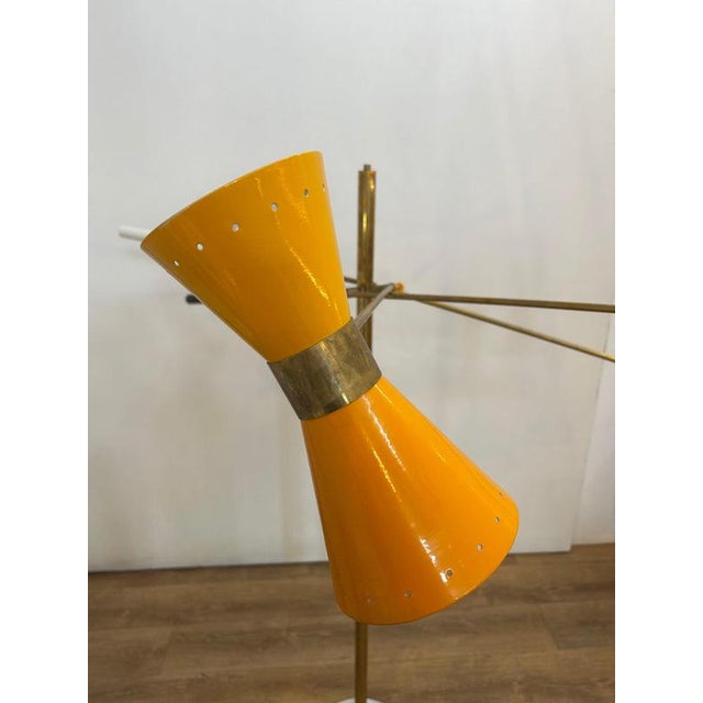 Italian Adjustable Metal Floor Lamp, 1970s For Sale - Image 4 of 7