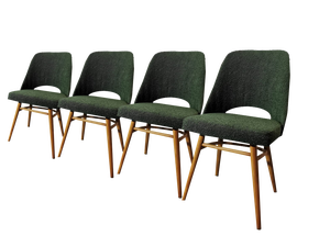 Dining Chairs by Radomir Hoffman for Ton, 1950s, Set of 4