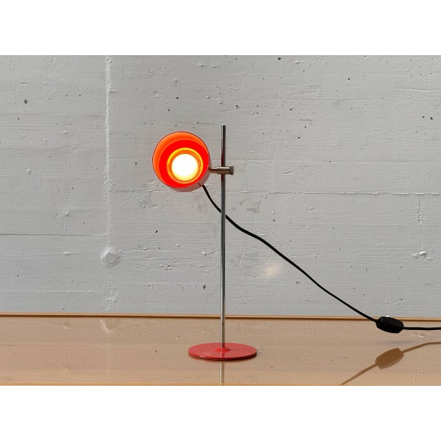 Metal Vintage Metal Table Lamp, 1970s For Sale - Image 7 of 18