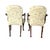 English Pair of Georgian Revival Armchairs, Vintage Floral Upholstery For Sale - Image 3 of 18