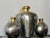 Art Deco 1990s Metal Vases- Set of 3 For Sale - Image 3 of 3