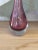Mid-Century Modern Mid-Century Glass Sommerso Bud Stem Vase, Raspberry Burgundy Wine Coloring For Sale - Image 3 of 6