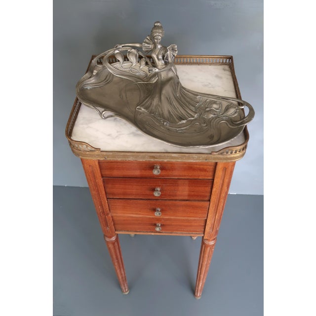Metal Jewelry Tray 1900 Art Nouveau Liberty Style Jugendstil. For Sale - Image 11 of 14