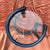 Mid-Century Modern Round Glass and Wooden Side Table, 1970s For Sale - Image 14 of 16