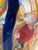 Hand-Blown Art Glass Vase With Multicolored Swirl Design For Sale - Image 14 of 16