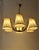 Vintage Pendant Light in Brass with Silk Shades by Josef Frank, 1955 For Sale - Image 10 of 17