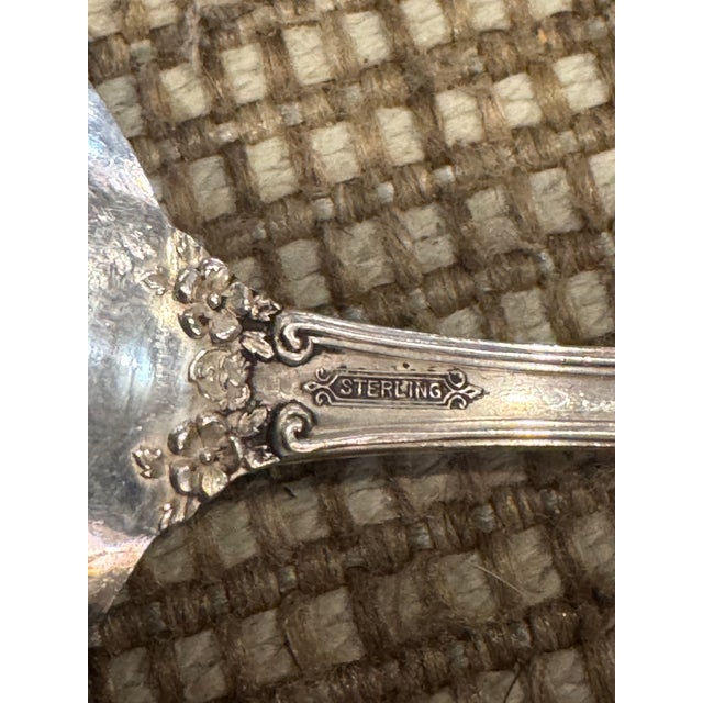 Late 18th Century Gorham Antique Sterling Silver Boullion Spoon For Sale - Image 5 of 6