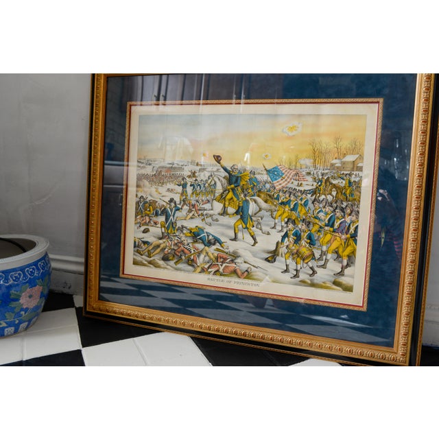 Louis Kurz Chromolithograph, Battle of Princeton - 1911 For Sale - Image 16 of 16