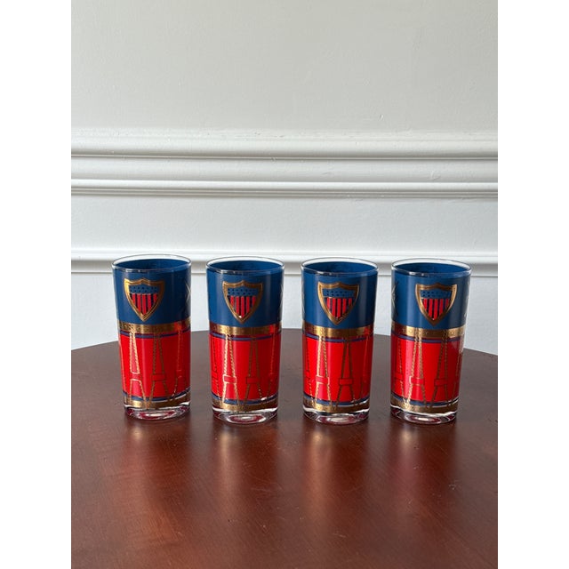 Glass Vintage Bicentennial Highball Glasses — Set of 4 For Sale - Image 7 of 11