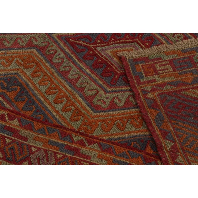 Textile Rug & Kilim’s Mashwani Afghan Baluch With Colorful Geometric Patterns For Sale - Image 7 of 7