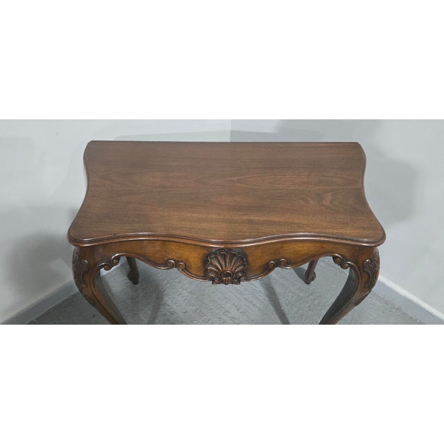 Mahogany Console Hall Table, 1900 For Sale - Image 12 of 13