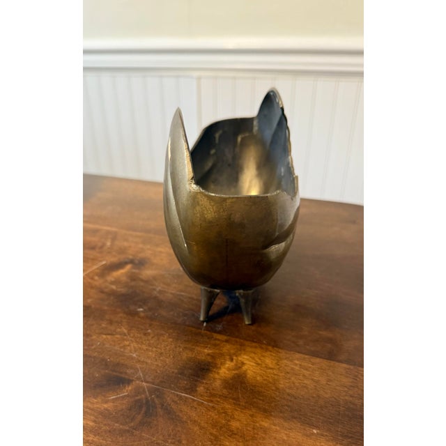 Enesco, Apparence Hair Brass Nautilus Shell For Sale - Image 4 of 12