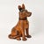 Mid-Century Modern Exquisite Vintage Woven Wicker Dog Basket Shanghai Handicrafts For Sale - Image 3 of 18
