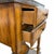 Vintage Two Drawer Birds Eye Wood Brass Gallery Drinks or Side Table For Sale - Image 11 of 11