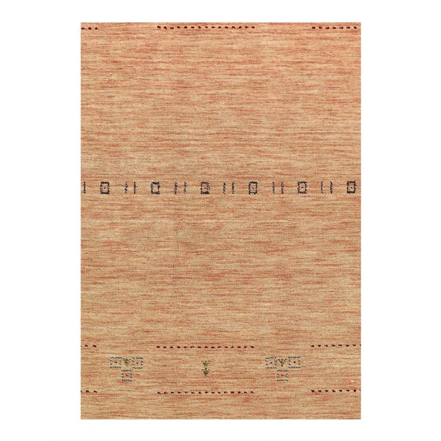 Gabbeh rug Handmade Hand-knotted. Fine lamb's wool. A lovely piece for your home. Lamb's Wool on a Wool Foundation...