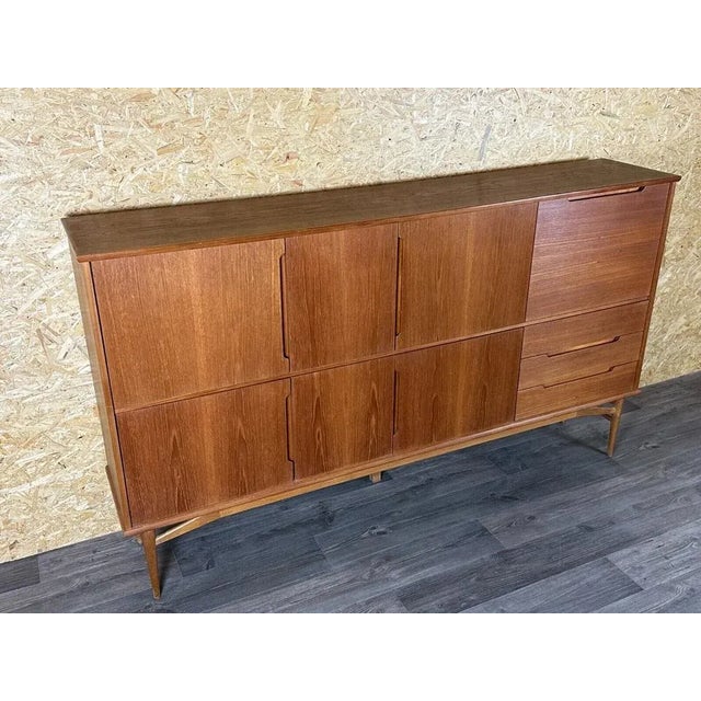 Brown Danish Modern Teak Sideboard, 1960s For Sale - Image 8 of 18