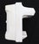 Vintage White Ceramic Bathroom Soap Dish With Handle For Sale - Image 4 of 9
