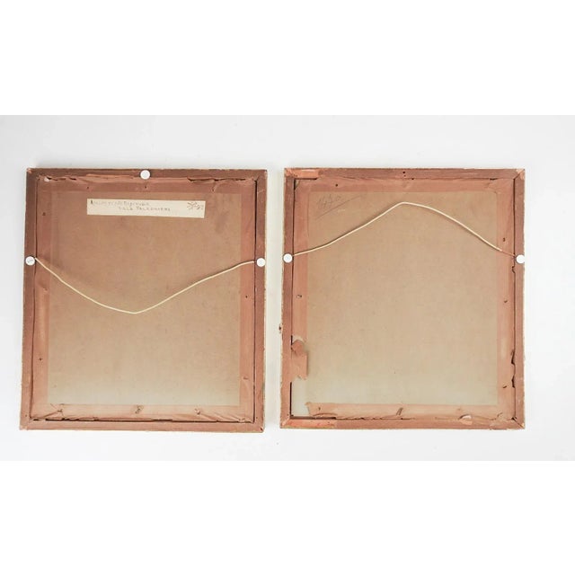 Antique Late 19th Century Architectural and Garden Watercolor Paintings - a Pair For Sale - Image 4 of 5