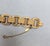 Monet Vintage 1974 Signed Monet Goldtone Link Bracelet For Sale - Image 4 of 7