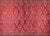 Textile Vintage Persian Turkmen Rug For Sale - Image 7 of 14