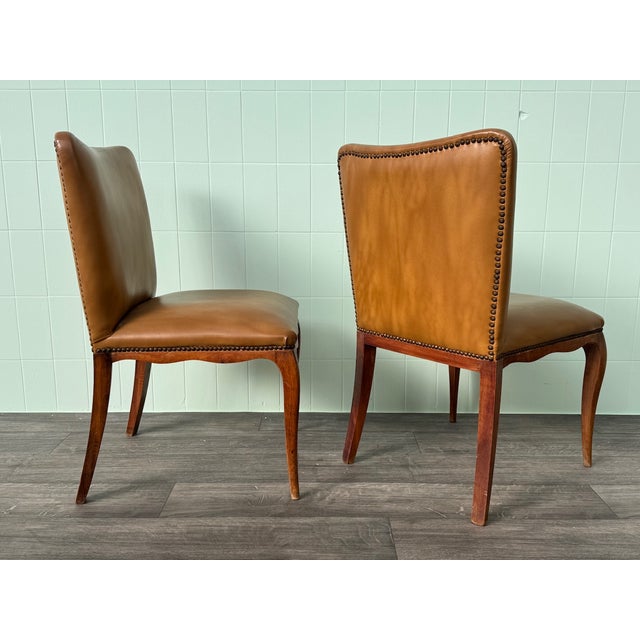 Italian Armchairs in Louis XV Style, 1940s, Set of 2 For Sale - Image 3 of 14