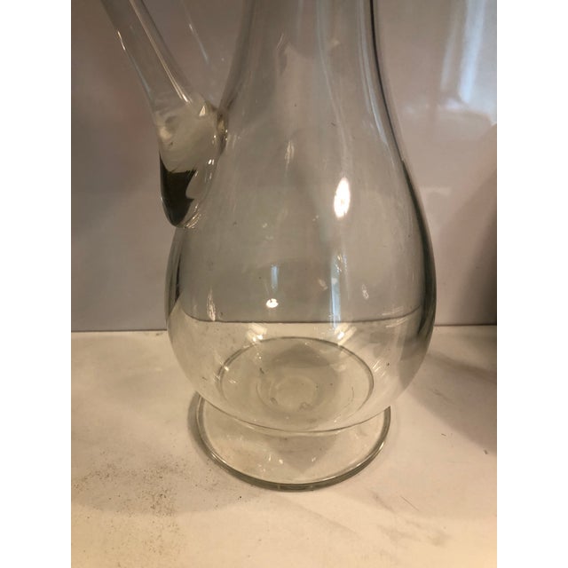 1940s 1940s Italian Crystal Decanter With Stopper For Sale - Image 5 of 11