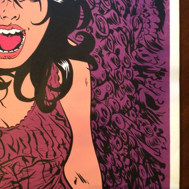 Printmaking Materials Paul Pope Pop Art Poster “Car Crash” Signed and Numbered For Sale - Image 7 of 12