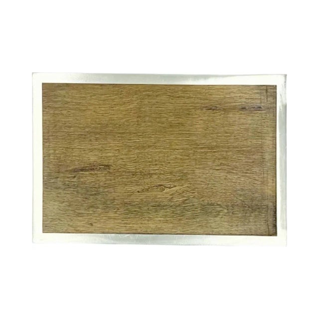 Mid 20th Century Vintage Hermes Paris H Silver Plated Rectangular Hinged Trinket Box For Sale - Image 4 of 12