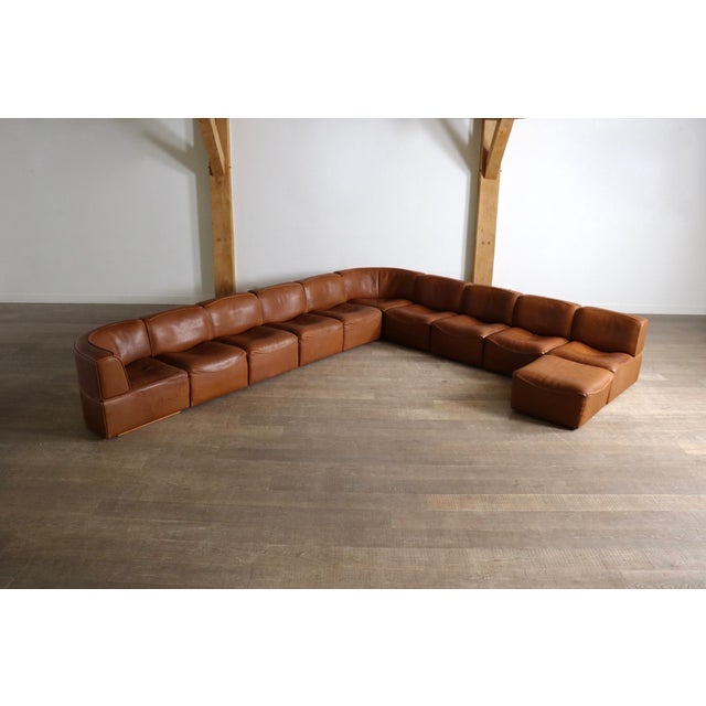 DS 15 Modular Sofa in Leather from de Sede, Switzerland, 1970s, Set of 11 For Sale - Image 14 of 14