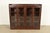 Mission Limbert Style Antique Arts & Crafts Mahogany Double Bookcase Cabinet, Newly Refinished For Sale - Image 3 of 12