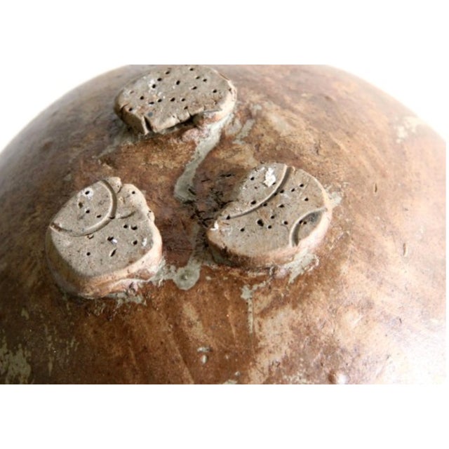 Mid-Century Modern Mid-Century Studio Art Pottery Vase – Sculptural Bulbous Form, Handcrafted Ceramic For Sale - Image 3 of 6