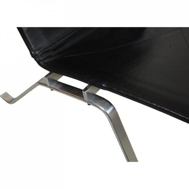 Pk22 Chair in Black Leather by Poul Kjærholm for Kold Christensen, 1970s For Sale - Image 11 of 18
