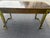 Mid-Century Modern Floating-Top Walnut Desk With Brass Base by John Stuart For Sale - Image 10 of 16