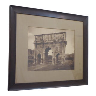 19th Century Photo of Roman Arch For Sale