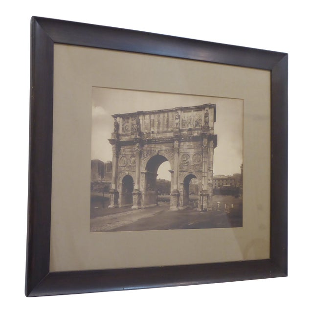19th Century Photo of Roman Arch For Sale