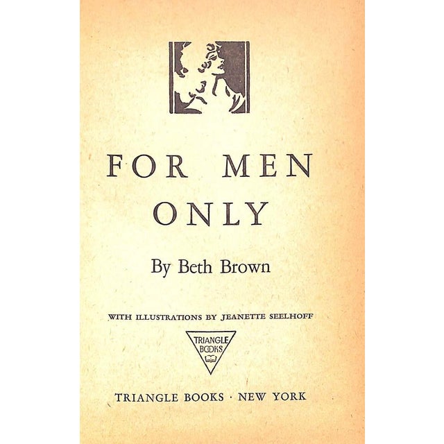 BROWN, Beth [288] pp. Triangle Books 1941 Fourth Printing 7 1/2" x 5 1/2" w/ illustrations by Jeanette Seelhoff "Lily...