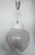 White Murano Glass Pendant Lamp, 1970s For Sale - Image 8 of 12