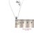 18k(750) White Gold Natural Diamond Box Shape Pendant Necklace With Chain For Sale - Image 12 of 12