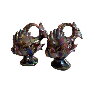 Mid-Century Ceramic Fish from Florence Monte Carlo, 1960s, Set of 2 For Sale