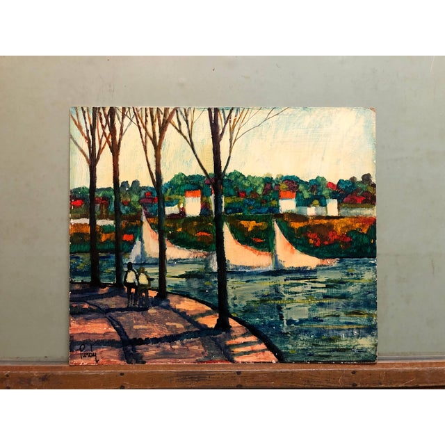 Genre: Impressionist Subject: marine landscape Medium: Oil Surface: Board Country: United States Dimensions: 20X24 Donald...