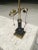 Metal Postmodern Black Marble & Brass Desk Lamp For Sale - Image 7 of 13