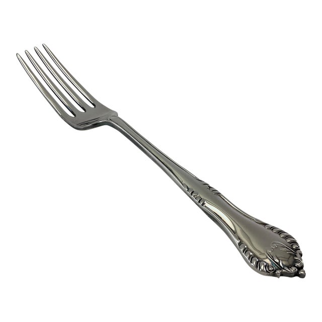 1980s Chesterfield Silver Dinner Fork For Sale