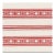 Sample - Schumacher Buena Vista Fabric in Red For Sale