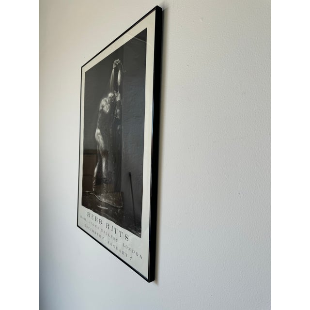 1980's Herb Bitts Poster " Dan and Fred, Bodyshop Series " Black and White Photographic Poster For Sale - Image 4 of 11