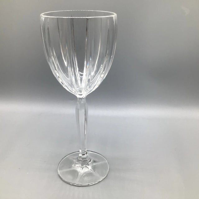 1980s Waterford Marquis Omega Cut Crystal Wine Glass - 1 For Sale - Image 5 of 12