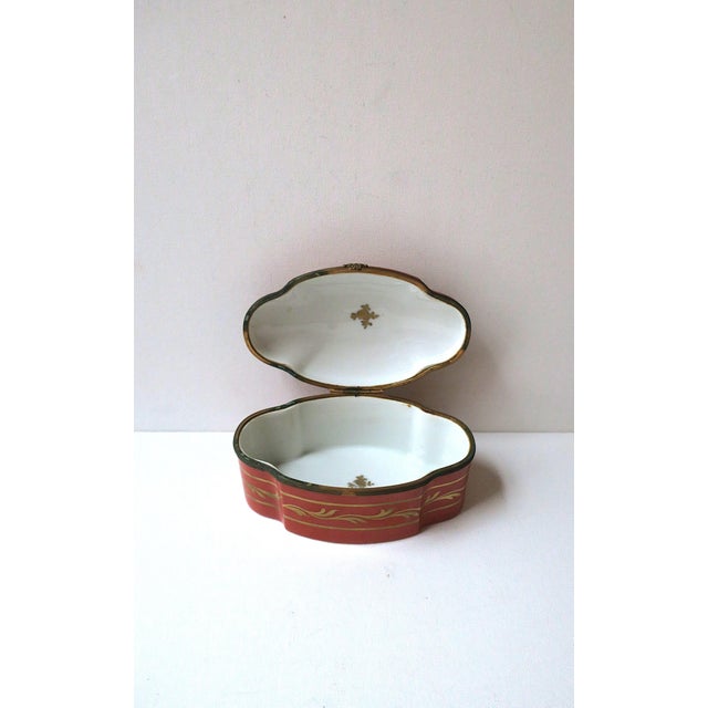 French Porcelain Jewelry Box For Sale - Image 10 of 12