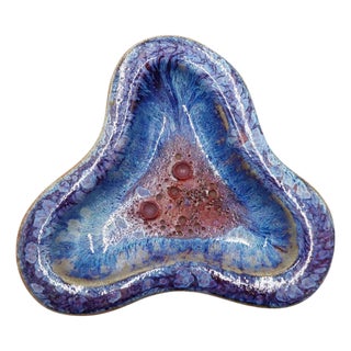 Mid 20th Century Mexican Modern Ceramic Stoneware Ashtray For Sale